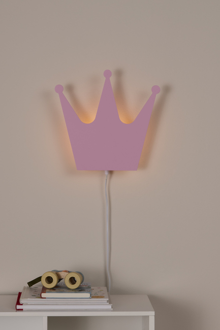 Cloudberry Castle Væglampe Krone, Pink