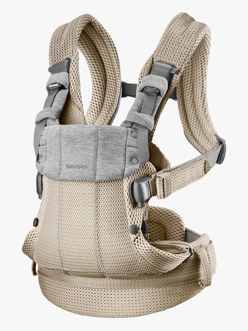 BabyBjörn Harmony Bæresele 3D Mesh, Gråbeige