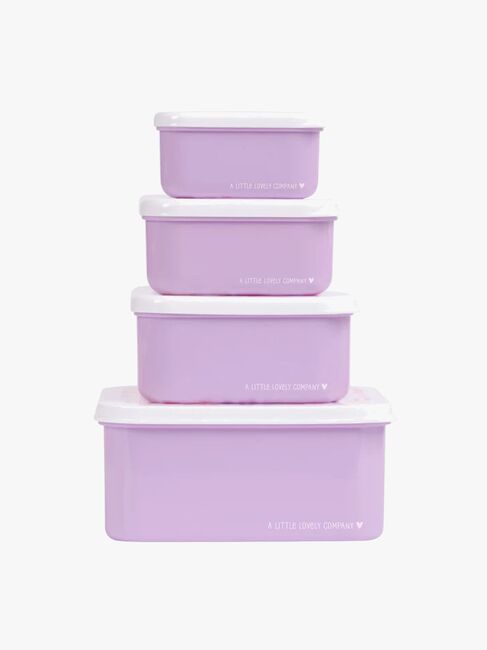 A Little Lovely Company Madkasse-sæt, Blomsterhave