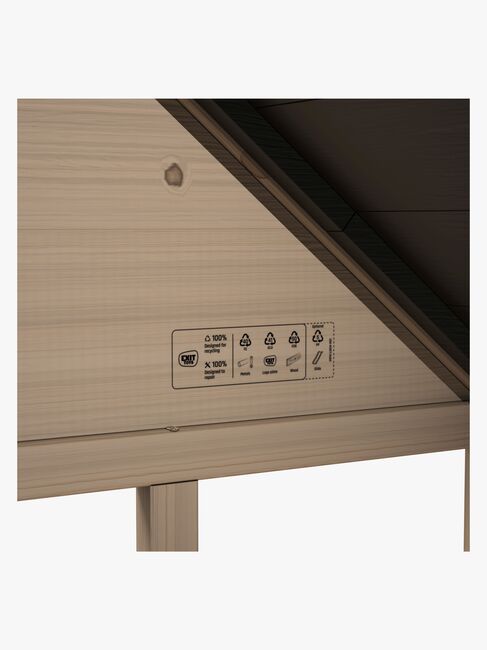 EXIT Panorama 500 Legehus med Rutsjebane & Sandkasse