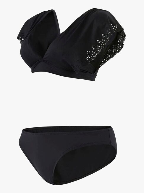 Cache Cœur BLOOM Graviditetsbikini, Black 