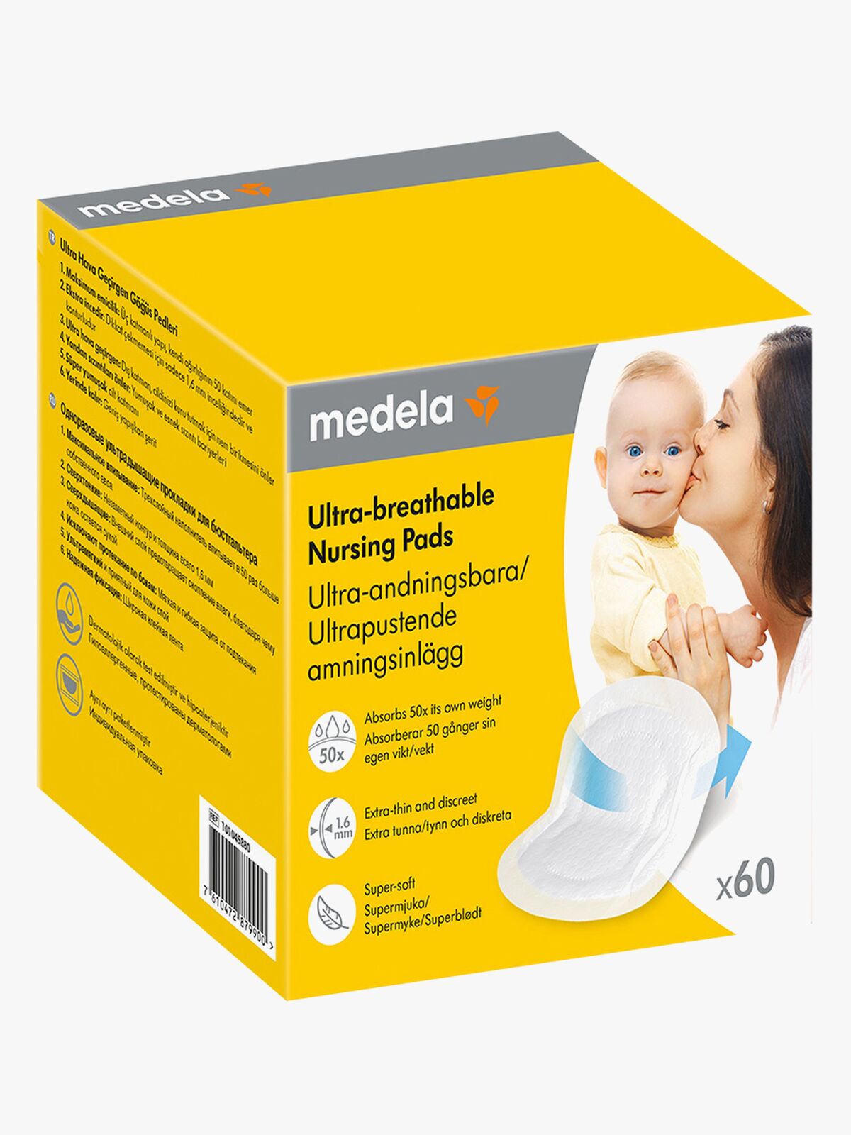 Medela Ultra Breathable Ammeindlæg 60-Pak