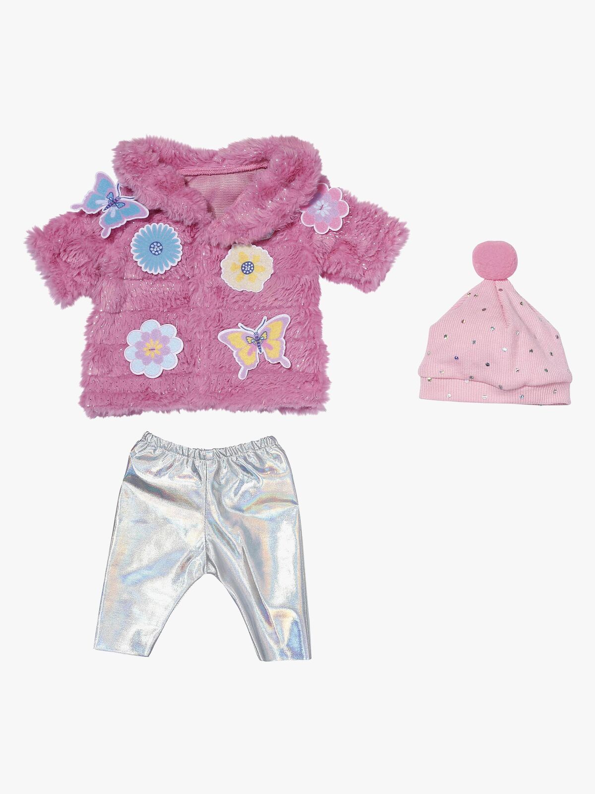 Baby Born Dukketøj Frakke 43 cm, Lyserød