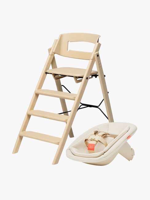 KAOS Klapp Højstol Recycled Bundle inkl Newborn Seat, Desert Sand 915855_1.jpg