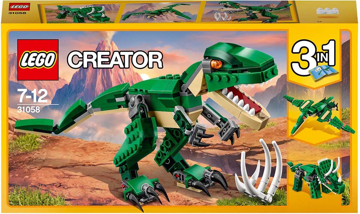 Vedligeholdelse Erobrer fejre Køb LEGO Creator 3-in-1 31058 Mighty Dinosaur | Jollyroom