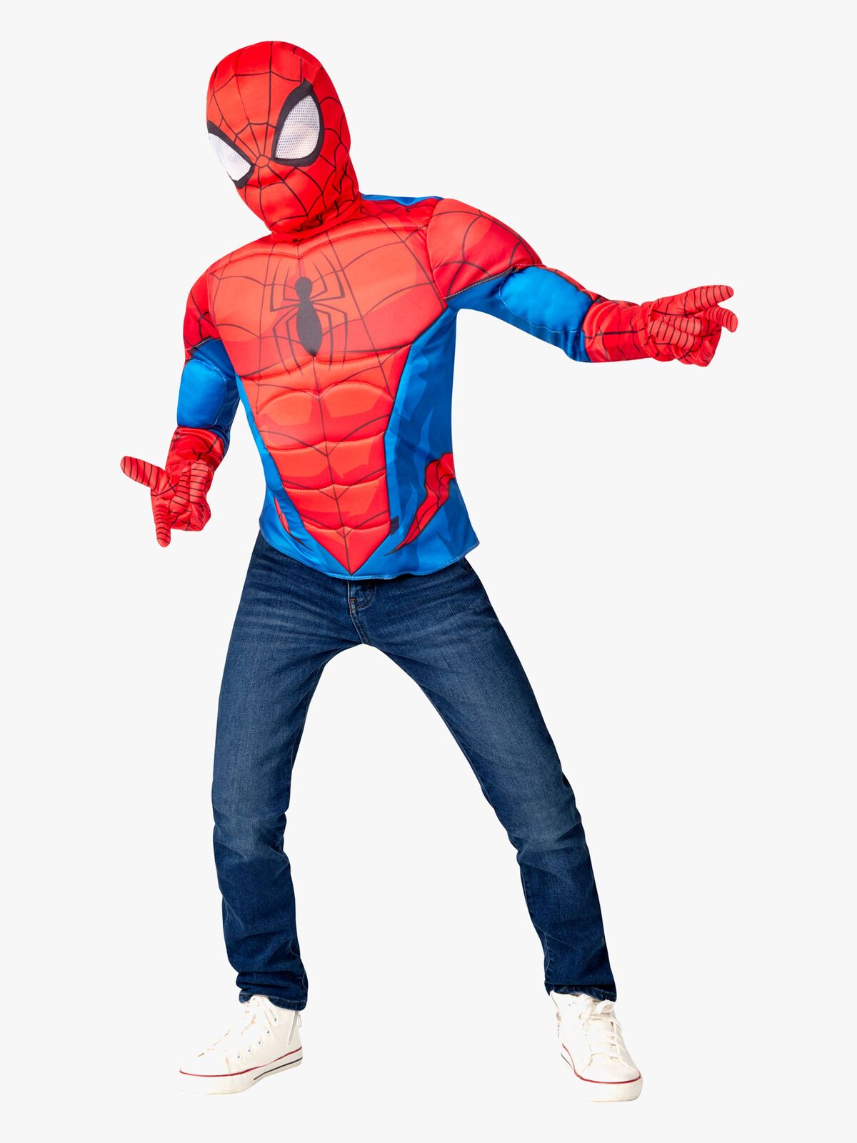 Marvel Spider-Man Kostume Overdel med Maske