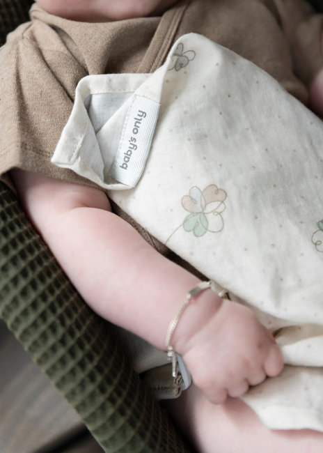 Baby's Only Tender Bomuldsstofble 3-pak, Linen/Clover