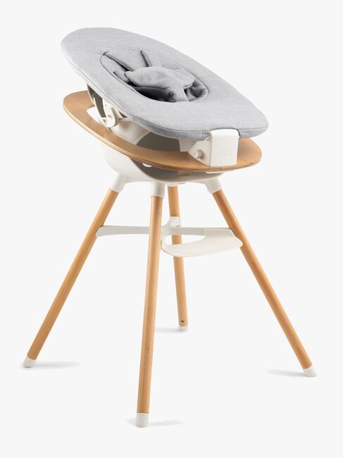 Ziza Skråstol inkl. Adapter til Højstol, Vanilla/Natural