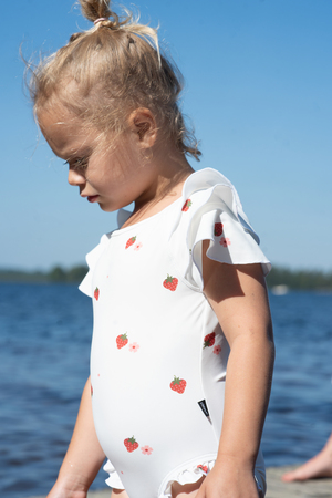 Lindberg Gracie Badedragt, Offwhite/Pink