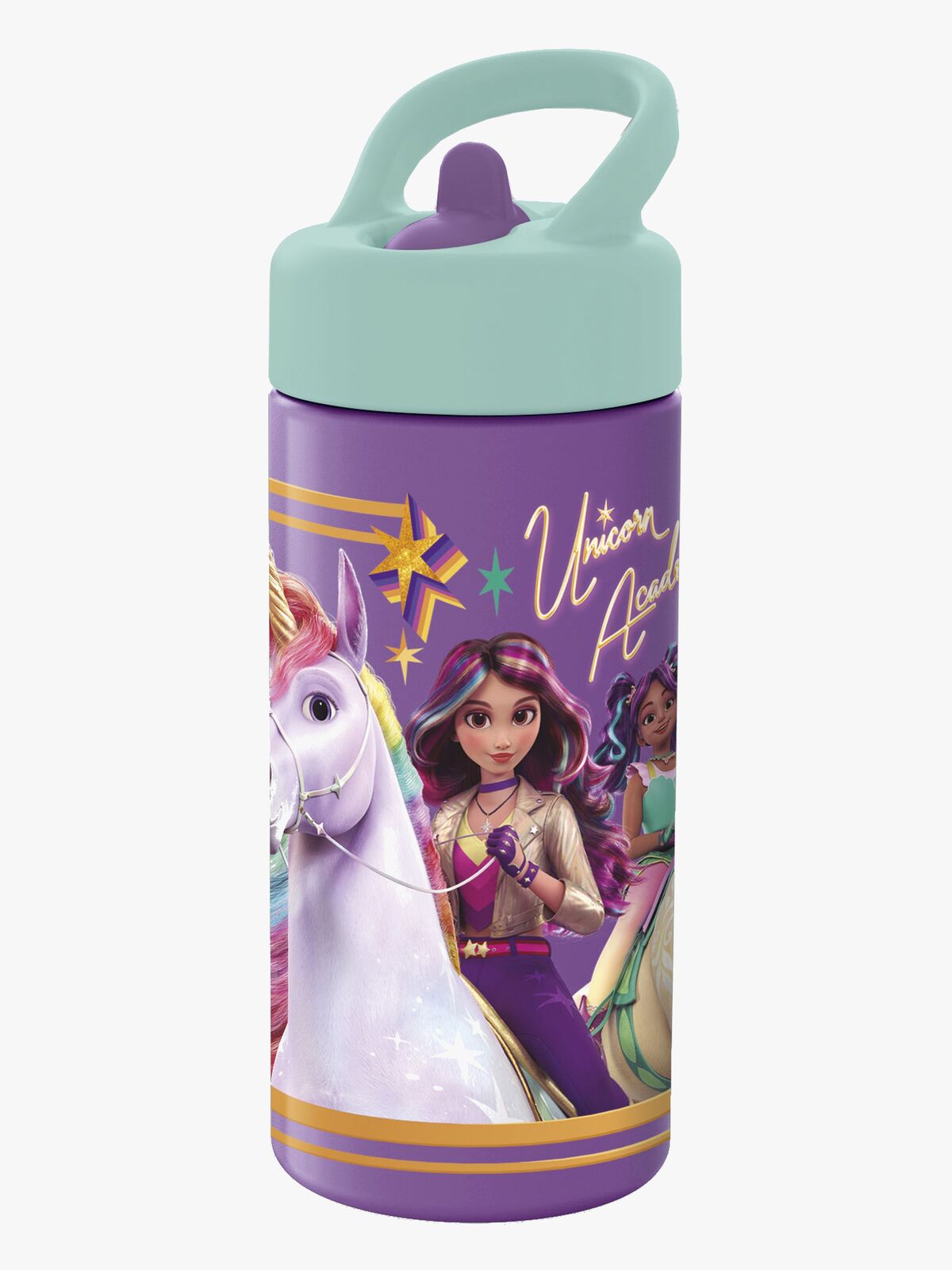 Unicorn Academy Drikkedunk 410 ml, Lilla