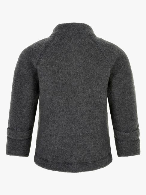 Mikk-Line Fleecetrøje Baby Merinould, Anthracite Melange