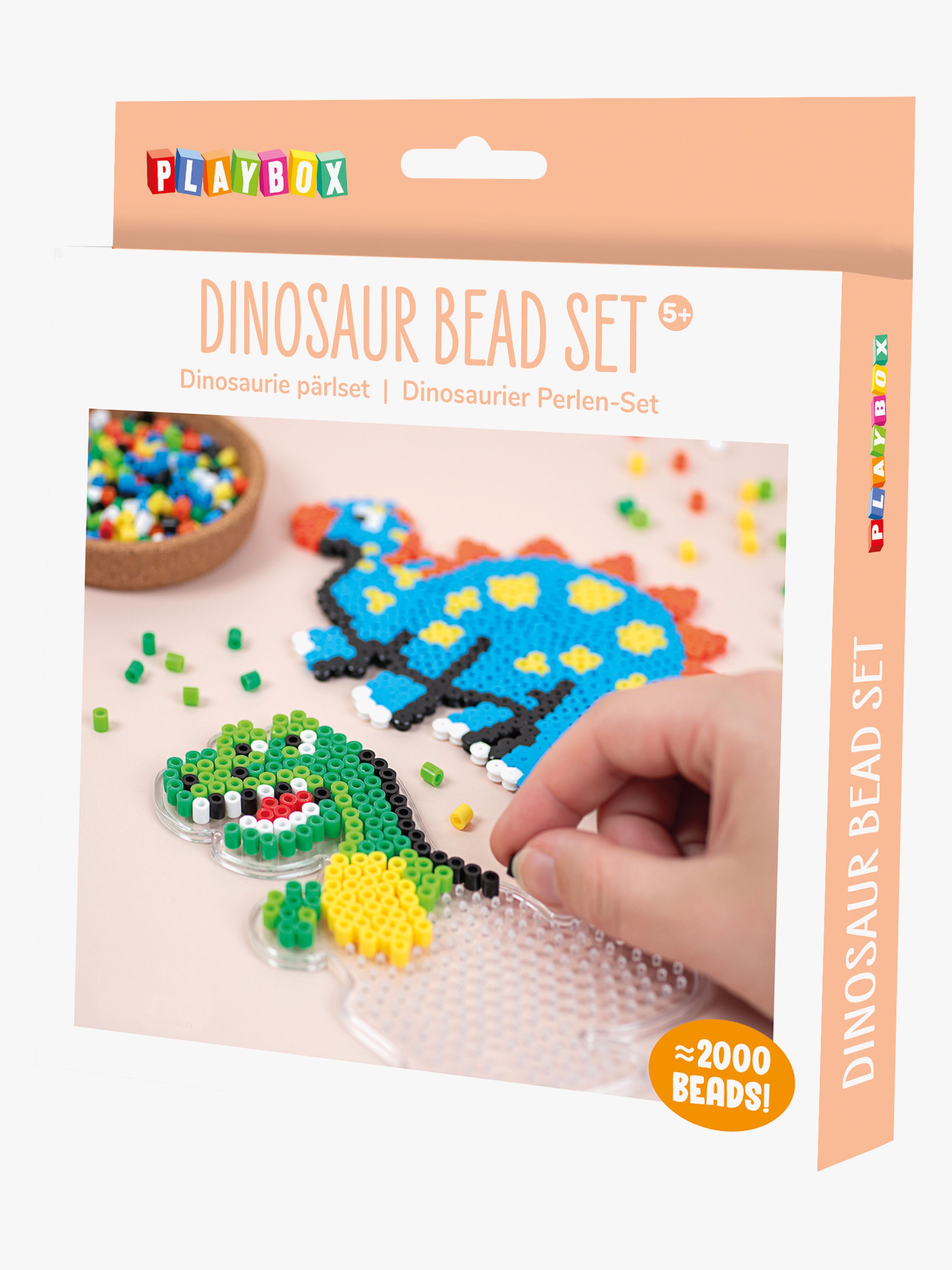 Playbox Perlesæt Dinosaurer 2000 Stk.