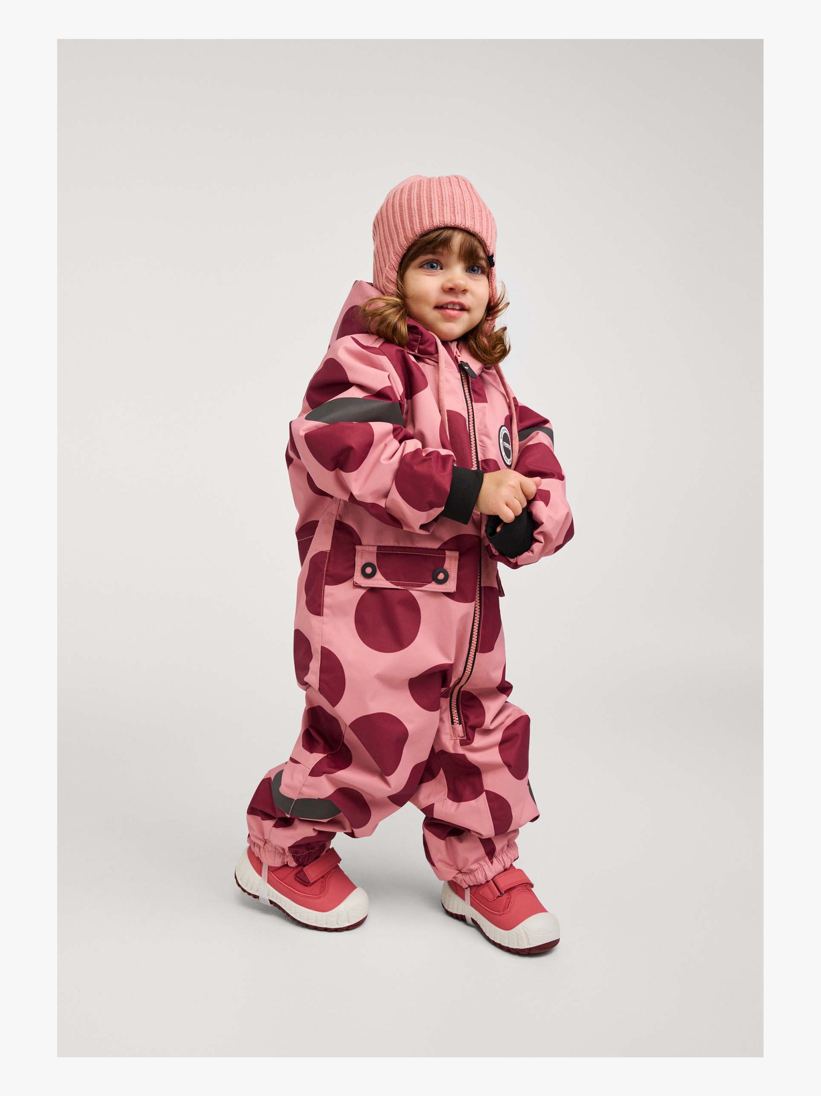 Reima Marte Mid let vatteret babyheldragt, Rose Blush, 92