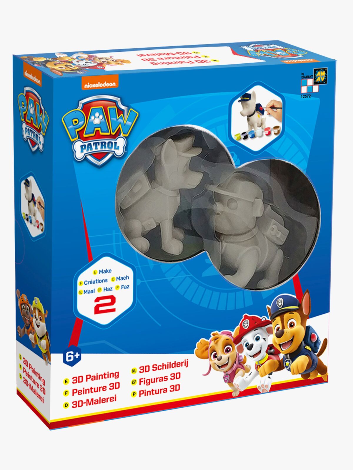 Paw Patrol Mal Figurer Kreasæt