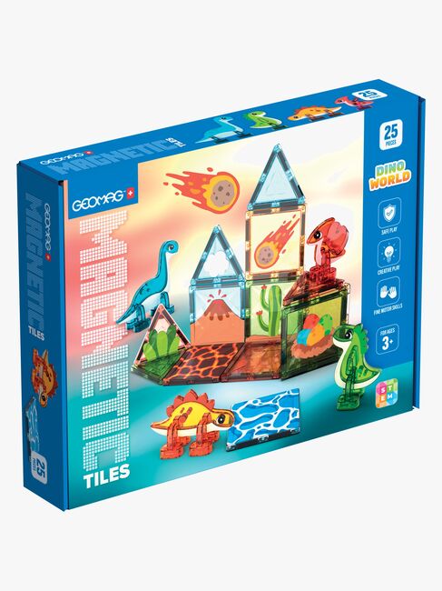 Geomag  Magnetisk Byggesæt Dino World 25 Dele