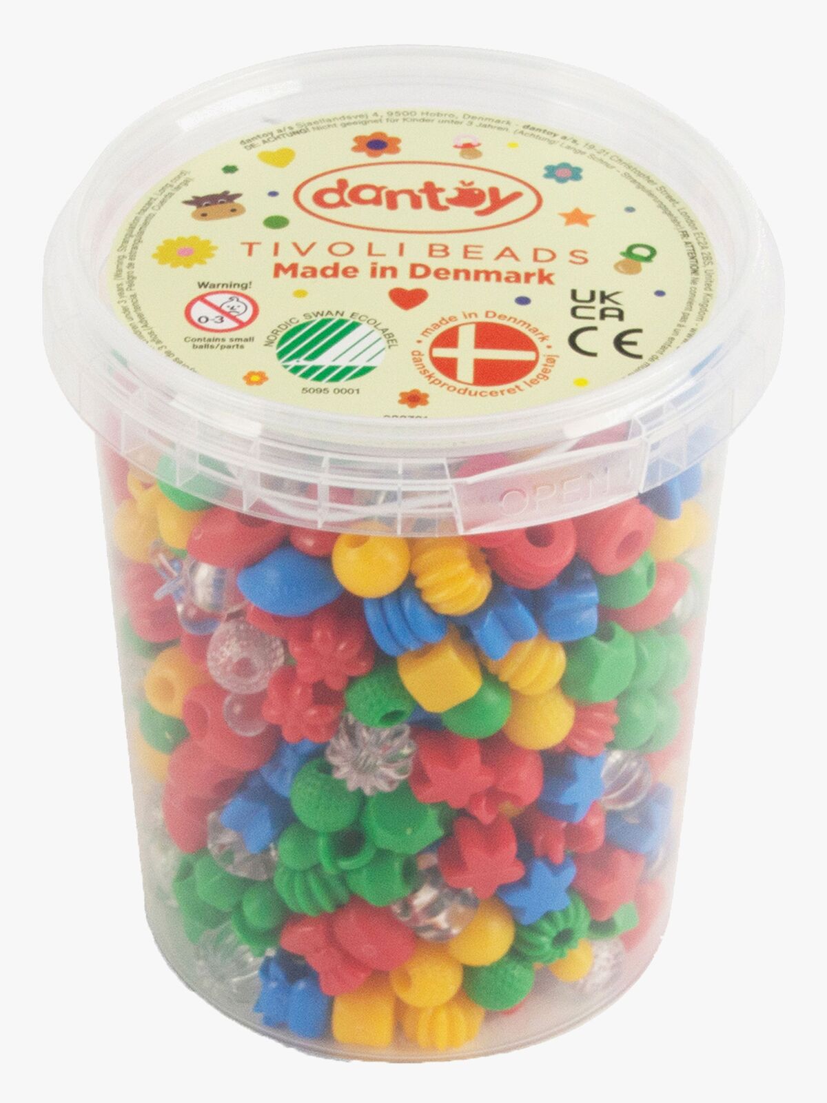 Dantoy Classic Tivoli Perler Large 520 Stk.