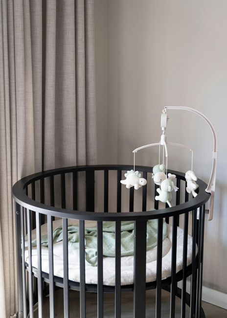 Baby's Only Musikuro Animals, Laurel Green/Warm Linen