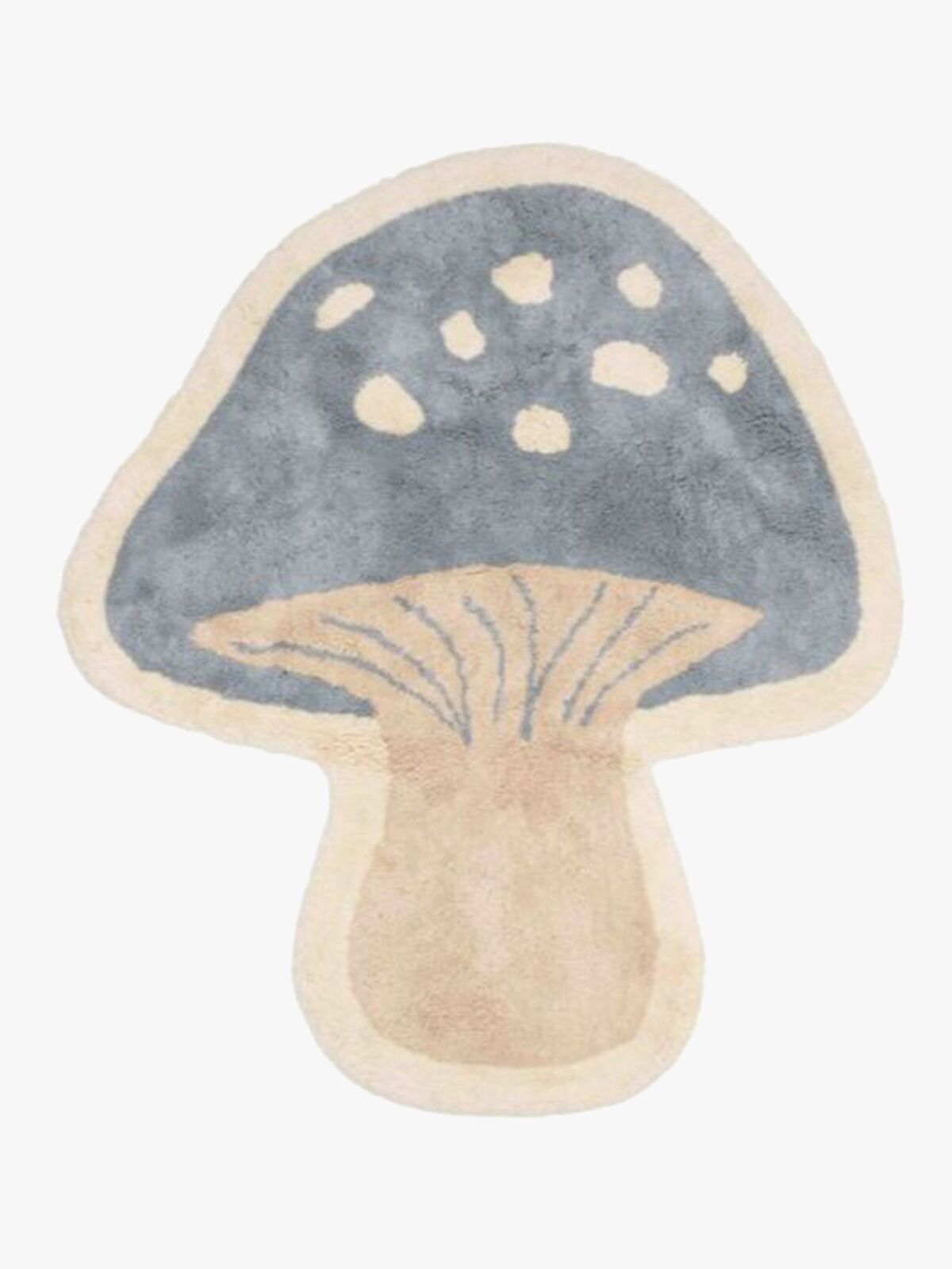 Little Dutch Svamp Gulvtæppe 102x118, Blå