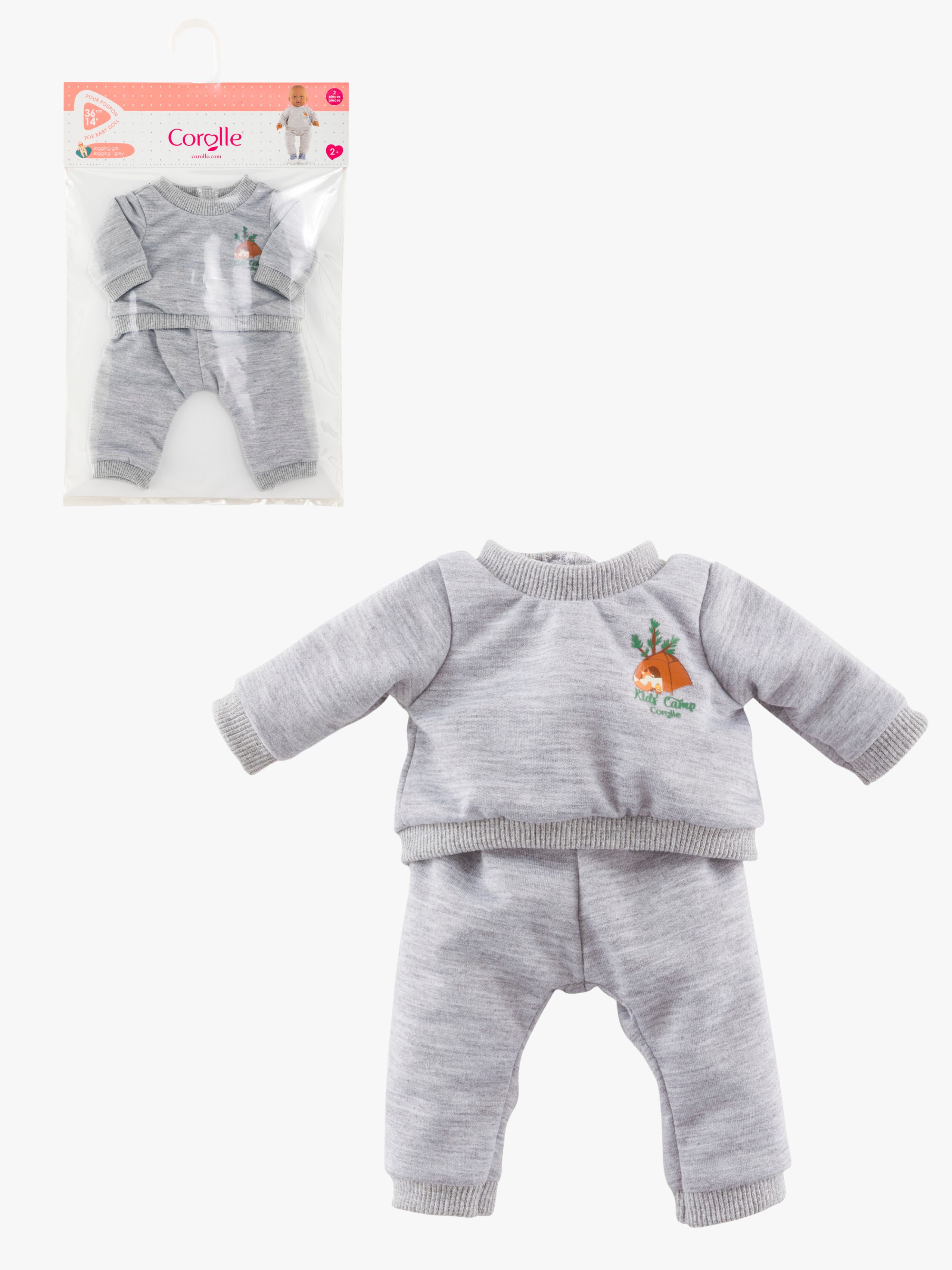 Corolle Dukketøj Løbesæt 36 cm, Grå