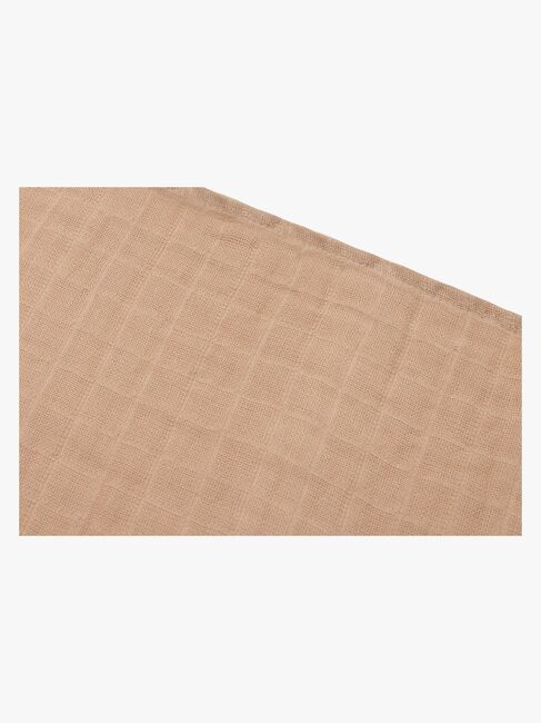 Jollein Tæppe/ Stofble i Musselin 4-pak, Biscuit/Ivory