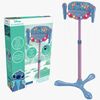 Disney Lilo and Stitch Justerbart Karaoke-stativ med 2 Mikrofoner