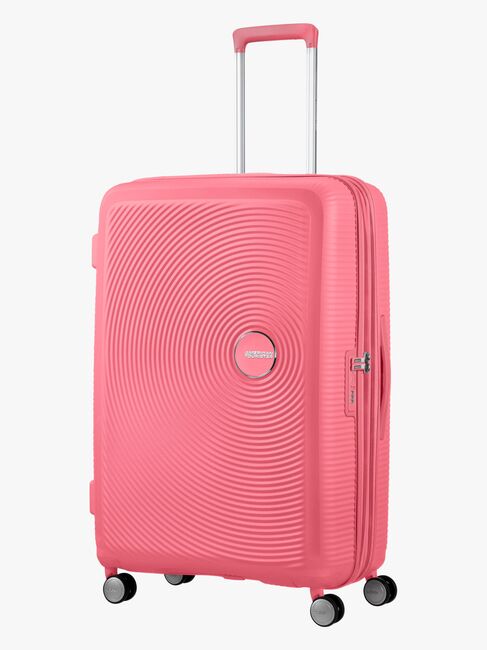 American Tourister Soundbox Spinner Kuffert 97L, Sun Kissed Coral