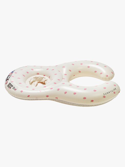SUNNYLiFE Baby Float Together-  Oppustelig Flydemadras, Strawberry Sunshine