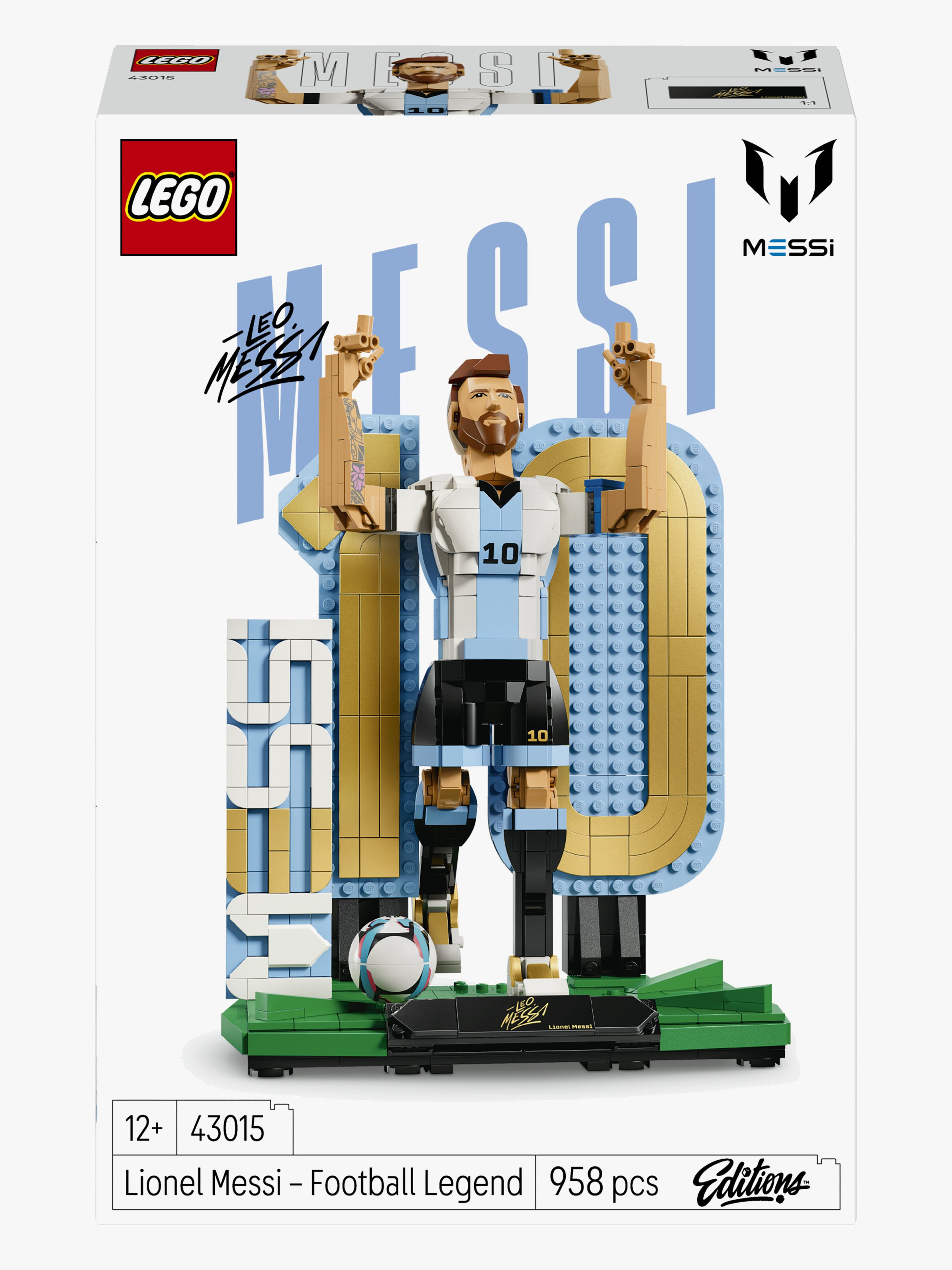 LEGO Editions Football 43015 Lionel Messi – fodboldlegende