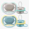 Philips Avent Ultra Air Deco Sut 2-Pak 18+m, Grå/Blå