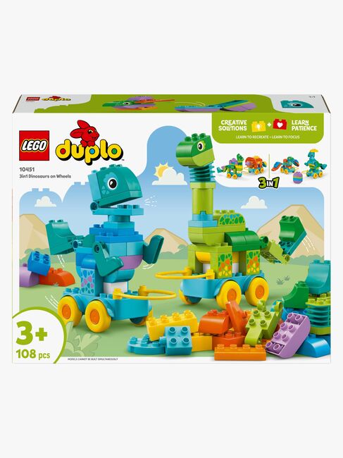 LEGO DUPLO Town 10451 3-i-1-dinosaurer på hjul