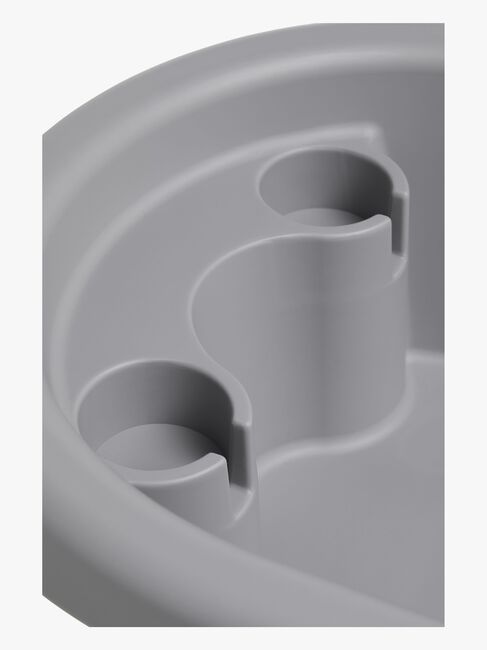 Beemoo CARE Flex Puslebord med Badekar, Dark Grey