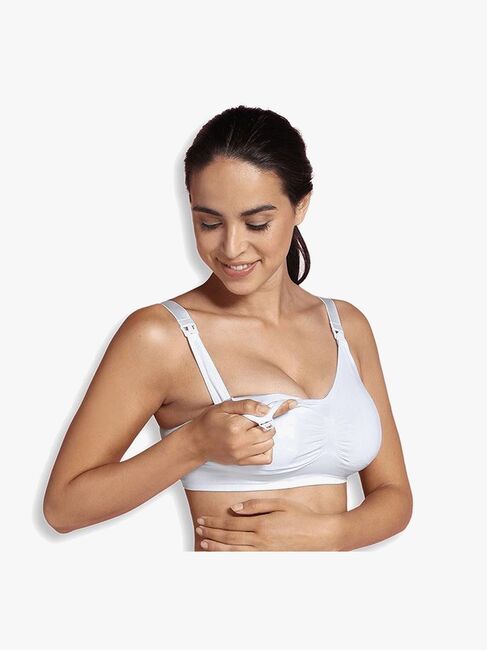 Carriwell Polstret Graviditets- & Amme-BH, Hvid