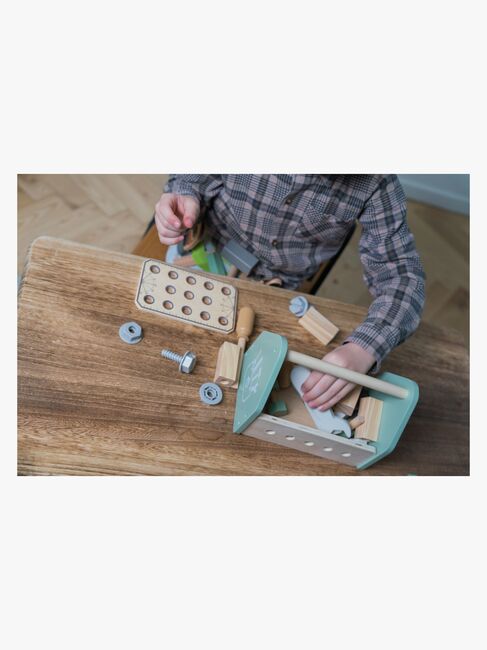 Dantoy Værktøjskasse Wood In Gift Box