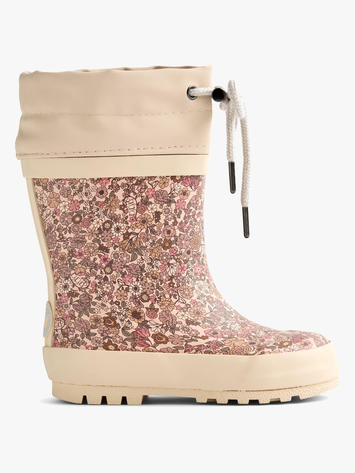 Wheat Forede Gummistøvler, Rose Dust Flowers
