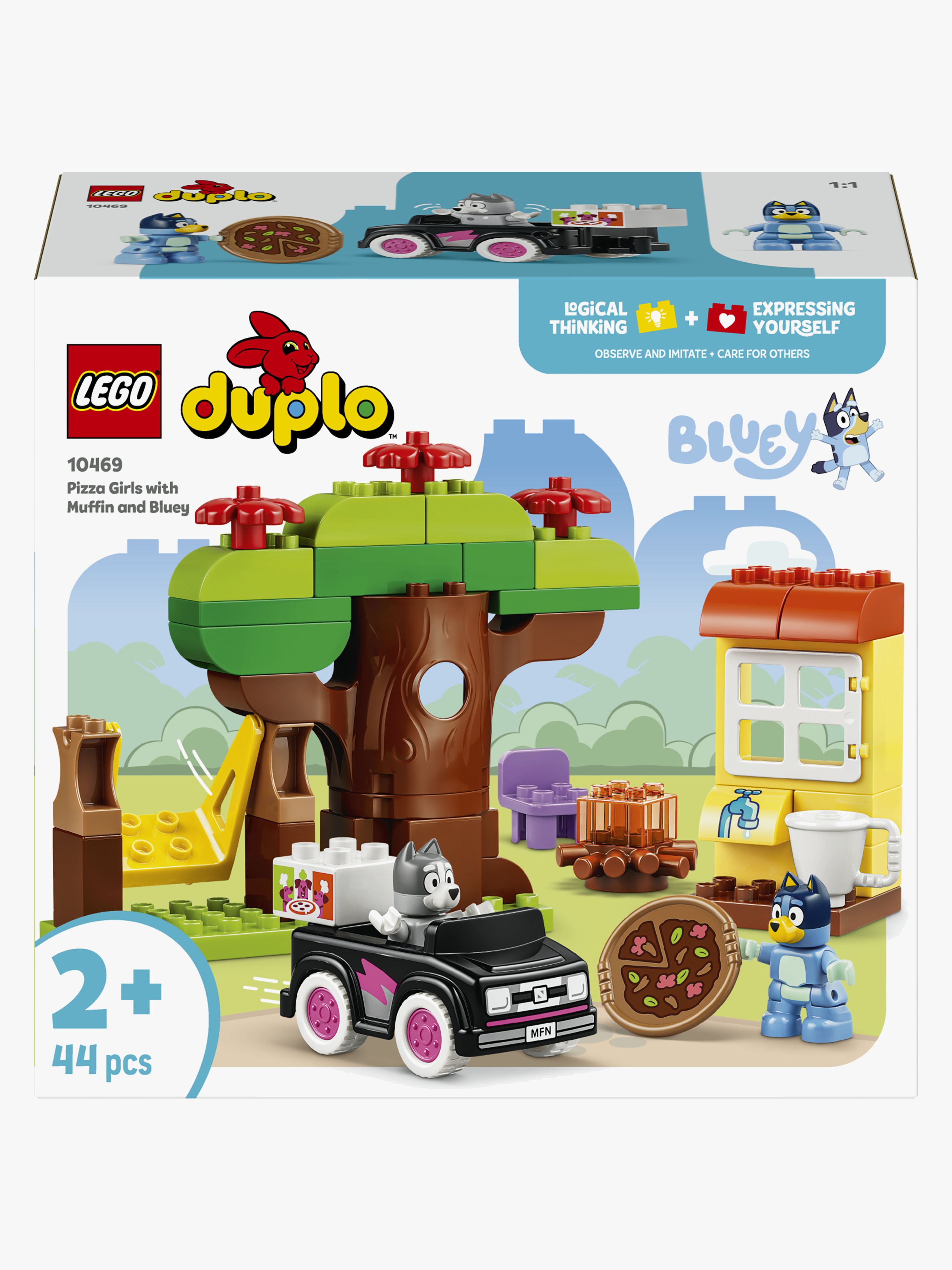 LEGO DUPLO Bluey 10469 Pizza-piger med Muffin og Bluey