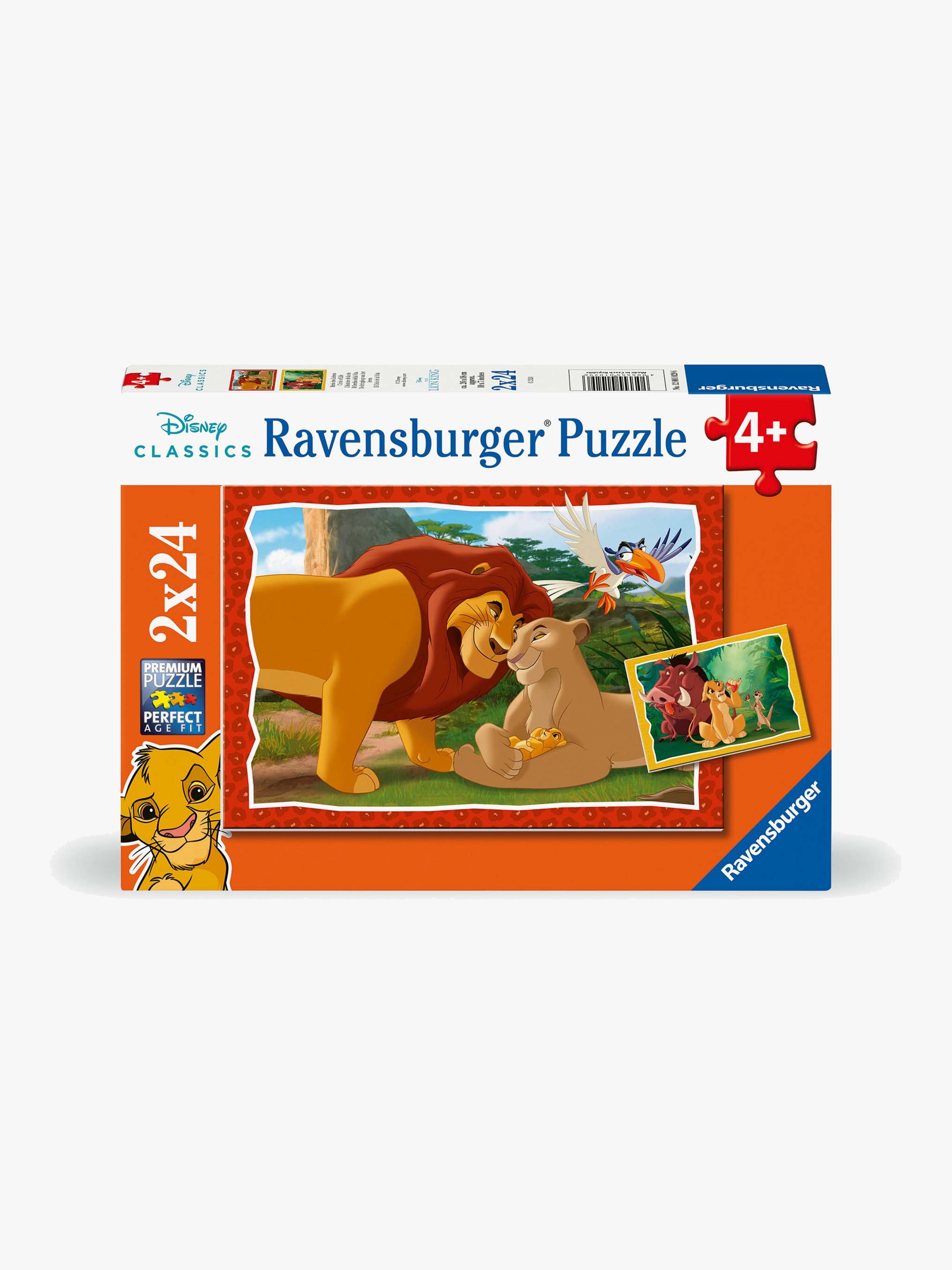 Ravensburger Løvernes Konge Puslespil 2x24 Brikker