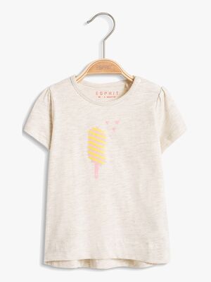 ESPRIT T-Shirt Ice Cream, Pastel Grey