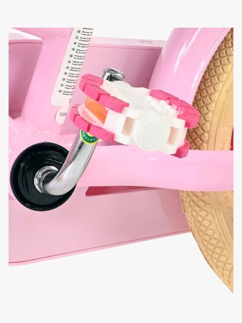 Volare Excellent Cykel med Kurv 12 Tommer, Pink