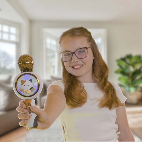 Squishmallows Karaoke-mikrofon Popsing Cameron LED