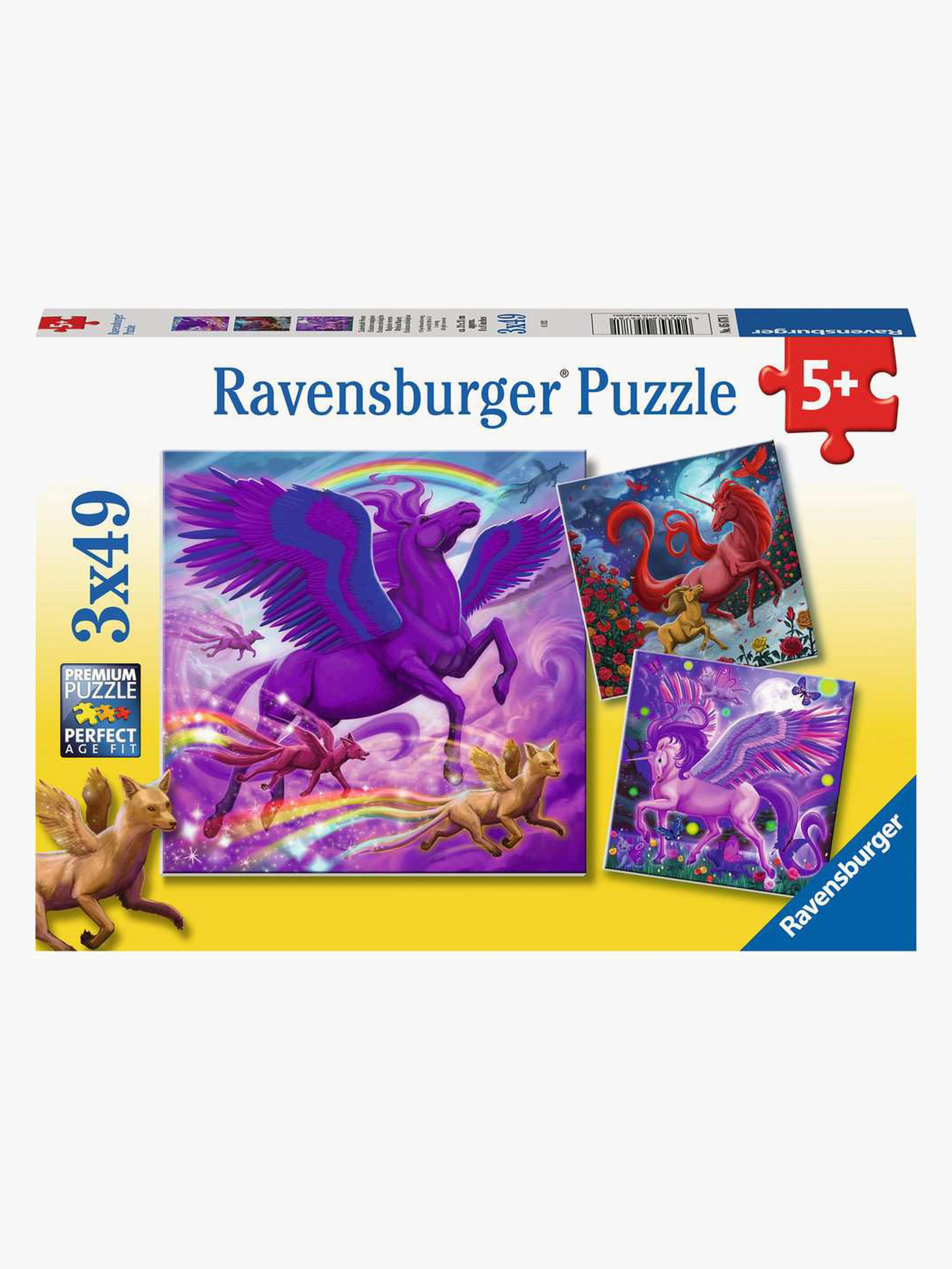 Ravensburger Puslespil Mythical Majesty 3x49 Brikker