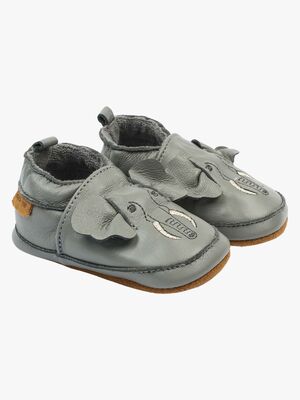 Mikk-Line Leather Hjemmesko, Elephant