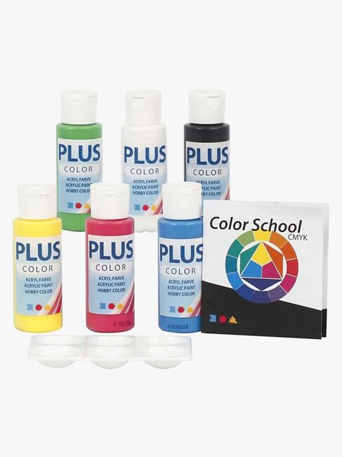 Plus Color Hobbyfarve Grundfarver