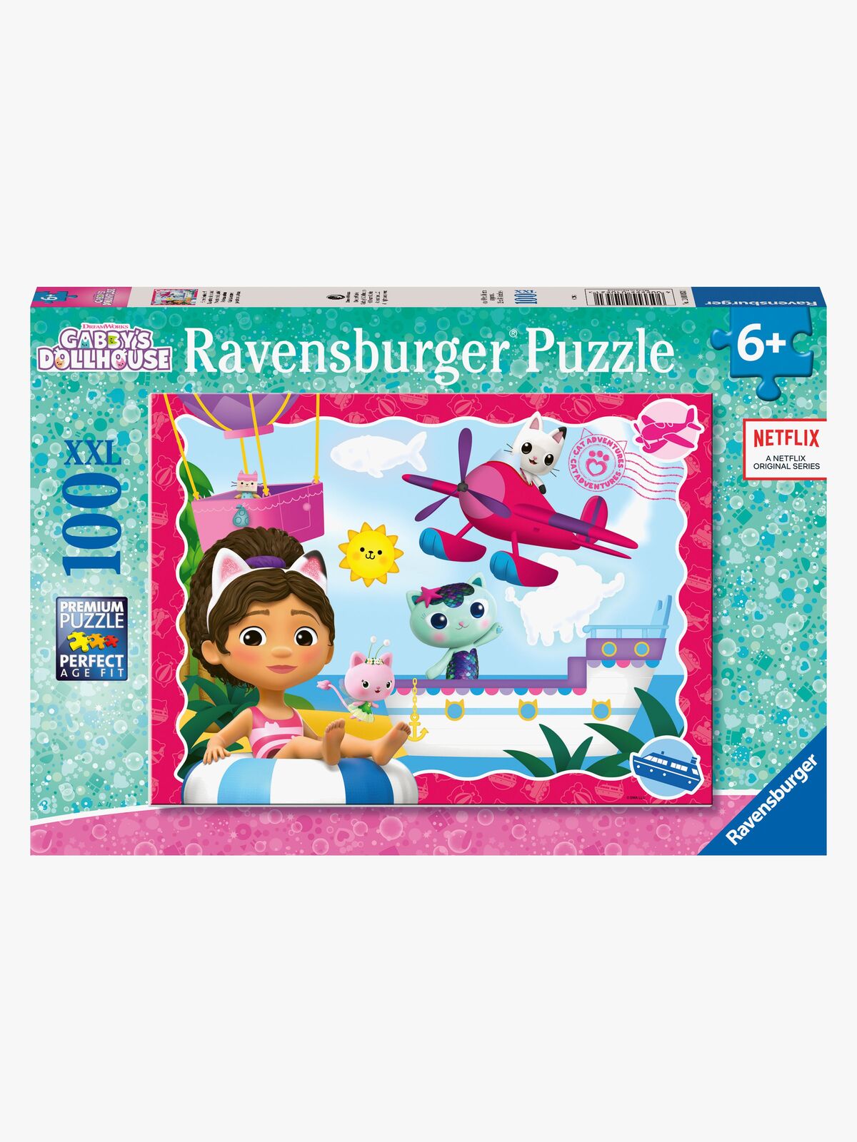 Ravensburger Gabby's Dollhouse XXL Puslespil 100 Brikker