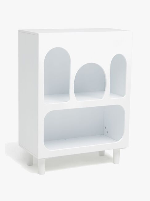 Minitude Form Bogreol, Hvid