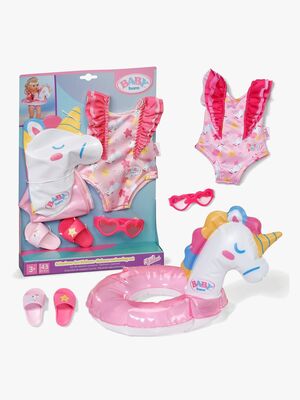BABY born Dukketilbehør Svømmesæt Enhjørning 43 cm