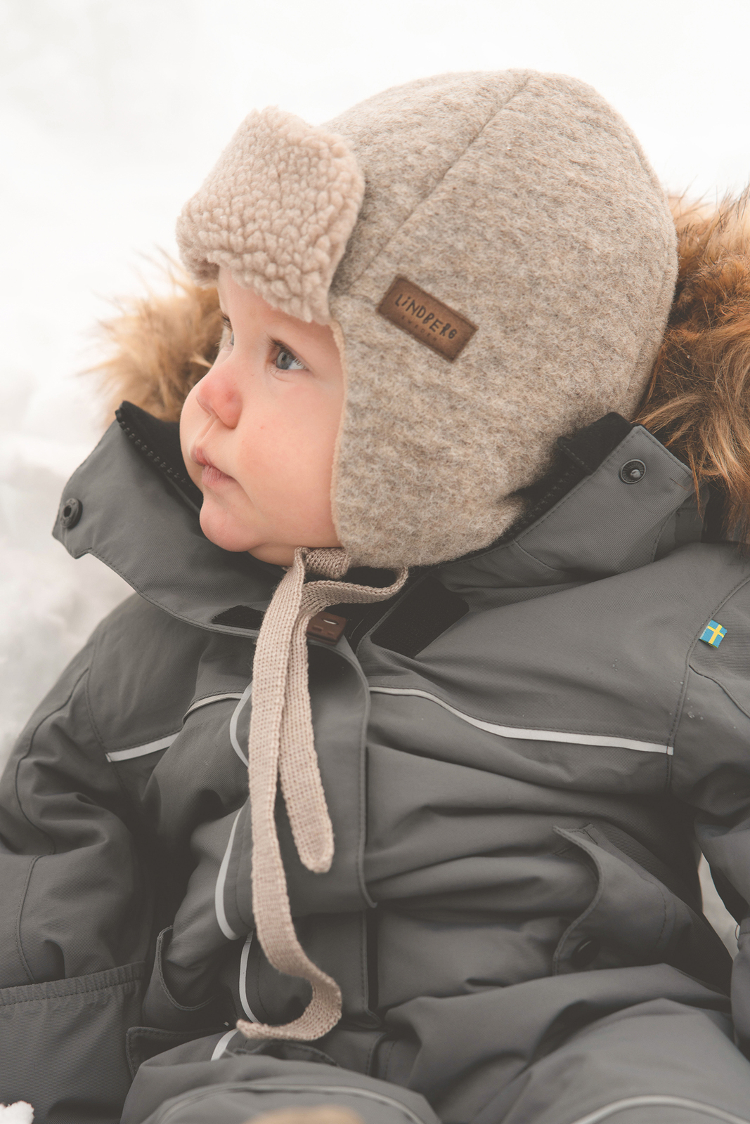 Lindberg Lappland Hue Uldblanding, Beige