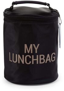 Childhome My Lunchbag Madkasse m. Isolerende For, Black/Gold