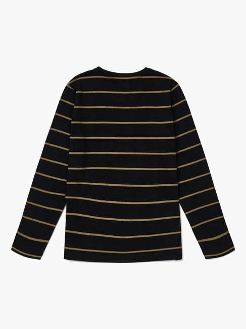 Luca & Lola Abel Langærmet T-Shirt 2-pak, Black/Stripes