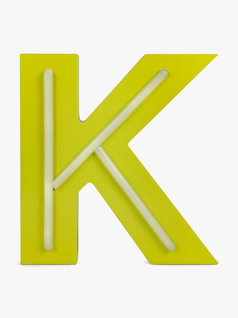 POPP Bogstavslampe K, Gul