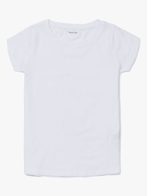 Luca & Lola Fanny Top 2-pak, Grey Melange/White